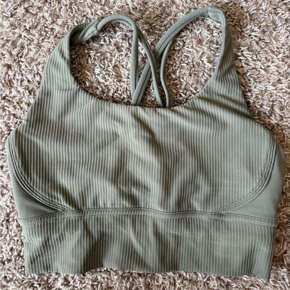 Amazon Army Green Sports Bra